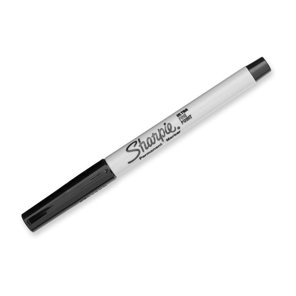 Sharpie Ultra Fine Point Permanent Marker Black Box Of 12 Art Pens & Markers