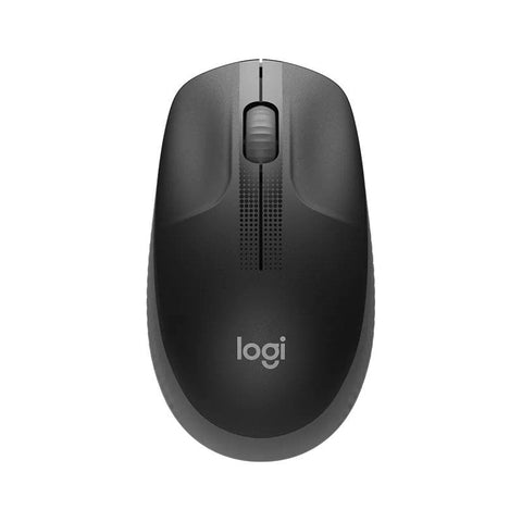 Logitech M190 Full Size Wireless Mouse Charcoal Mice Trackballs & Touchpads