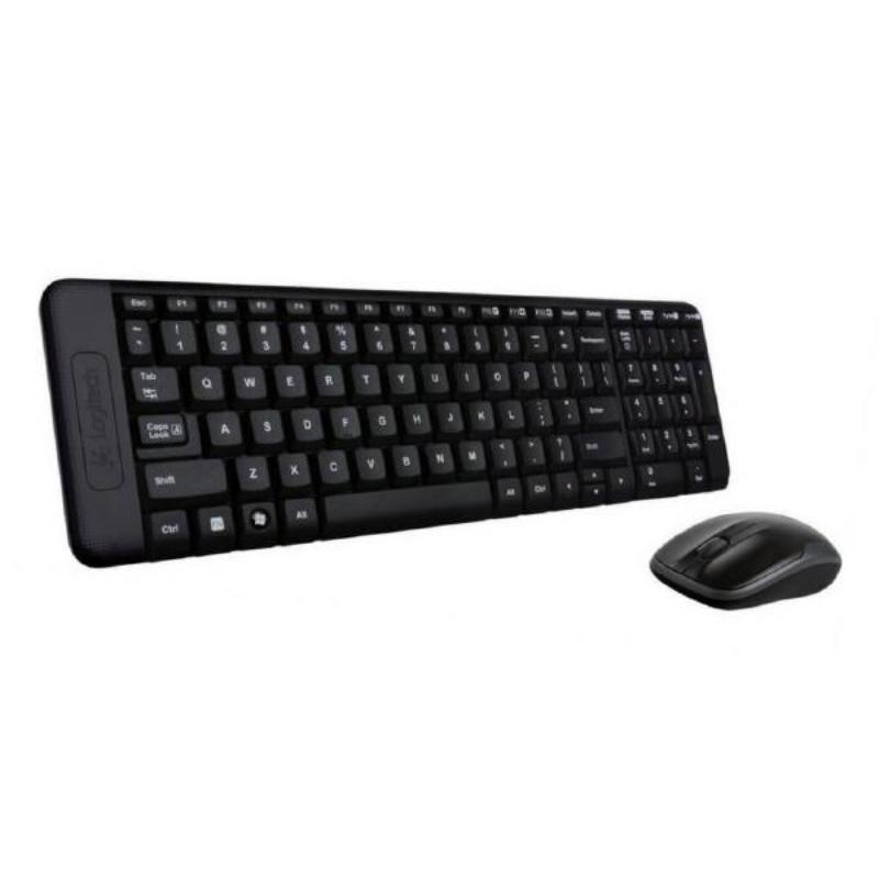 Logitech Wireless Keyboard &Amp Mouse Combo Mk220 Black Usb Receiver Keyboard & Mouse Bundles