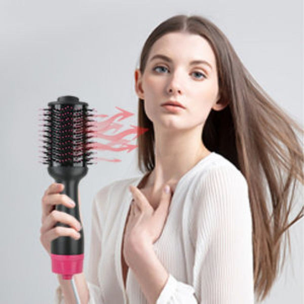 Hot Air One Step Hair Dryer Negative Ion Anti Frizz Blowout For Dryingstraightening Curling And Volumizer (Au Plug) Hair Dryers