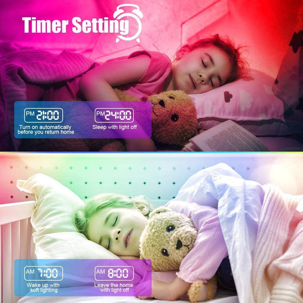 12M Led Strip Lights Rope For Bedroom And Home (5050 App With Remote Control) Smart Light Strips
