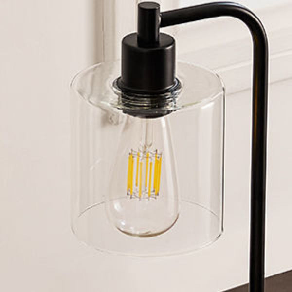 2X Pack Industrial Table Lamp With Usb Port For Bedside Nightstand Desk And Living Room Office (Bulb Not Included) Lamps
