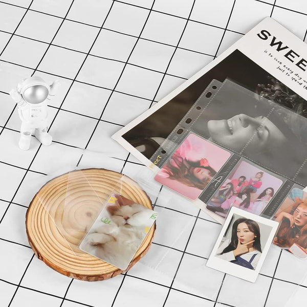 Vikus Photocard Sleeves 200 Microns Sealable For Kpop 100 Packs Albums & Refills