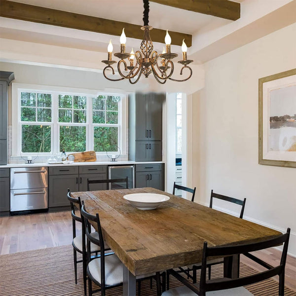 Rustic Chandeliers6 Light French Country Chandeliers & Ceiling Fixtures