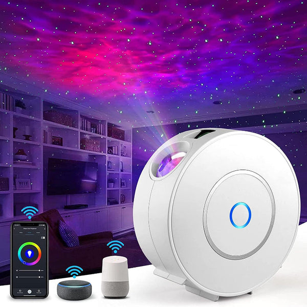 Star Projector Galaxy Light Bedroom Connected With Alexa And Google Home Night Lights