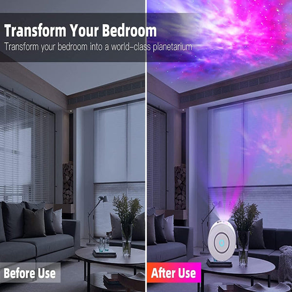 Star Projector Galaxy Light Bedroom Connected With Alexa And Google Home Night Lights