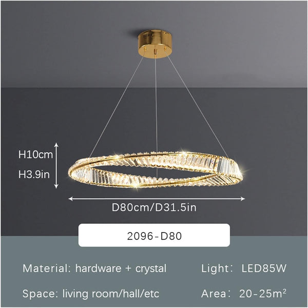 Modern Crystal Flushmount Chandeliers Remote Control Chandeliers & Ceiling Fixtures