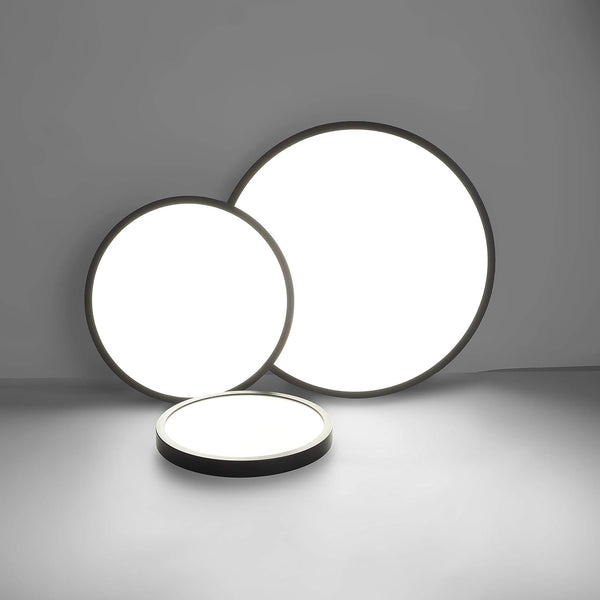 Flush Mount Led Ceiling Light Natural Black 48W Wall & Ceiling Lights