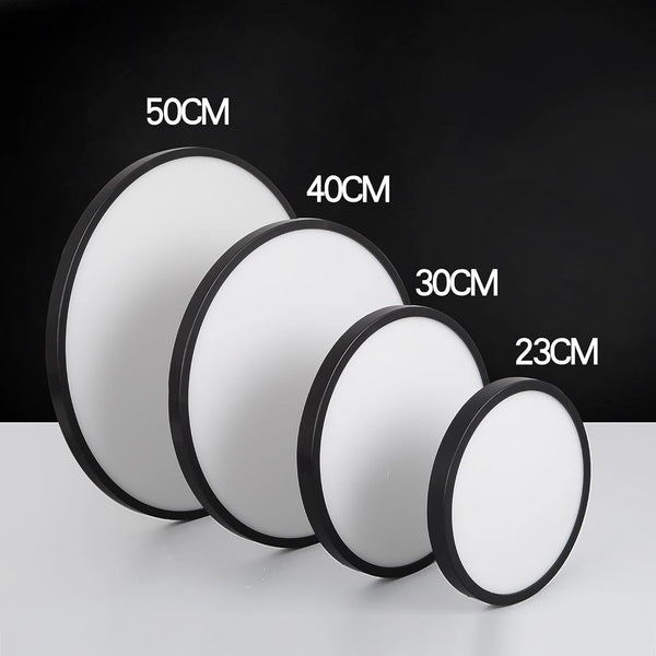 Flush Mount Led Ceiling Light Natural Black 48W Wall & Ceiling Lights