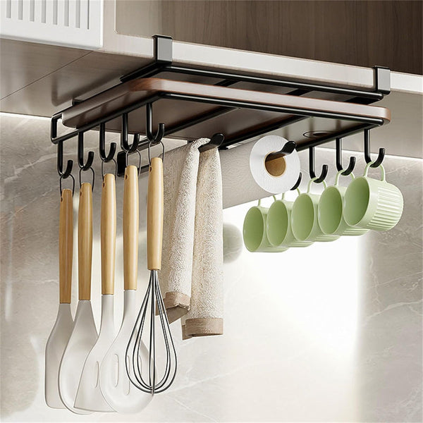 Carla Home Multifunctional Under Cabinet Cutting Board Metal Holder Organiser Racks & Holders