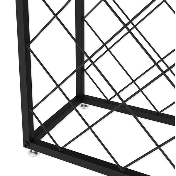 Carla Home Freestanding Metal Wine Rack For 25 Bottles Racks