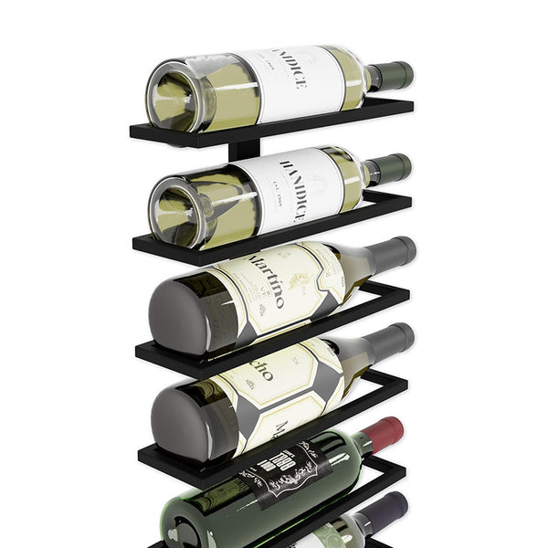 Carla Home Metal Wall Mount Wine Rack For Bottles Liquor Champagne (Holds 10 Bottles) Racks