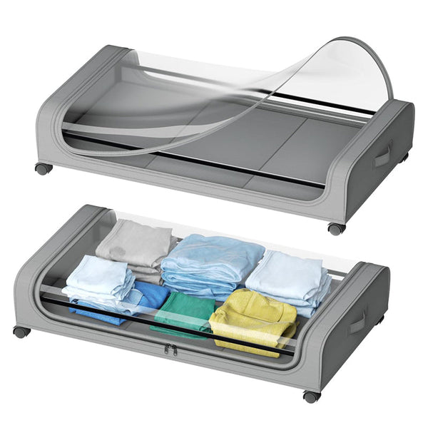 Xxl Under Bed Rolling Storage Containers With 50L Large Capacity And Wheels Storage Bags