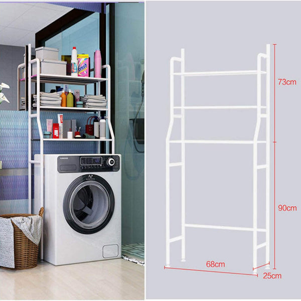 Carla Home 3 Tier Over Washing Machine Storage Rack For Laundry Room Or Kitchen Tool Shelving & Racking Systems