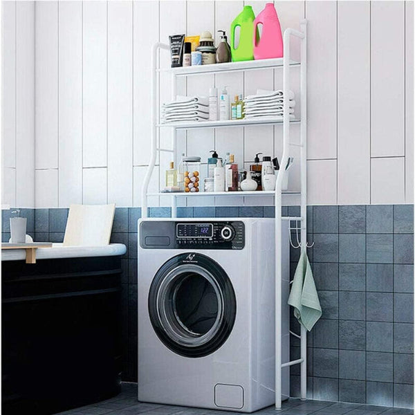 Carla Home 3 Tier Over Washing Machine Storage Rack For Laundry Room Or Kitchen Tool Shelving & Racking Systems