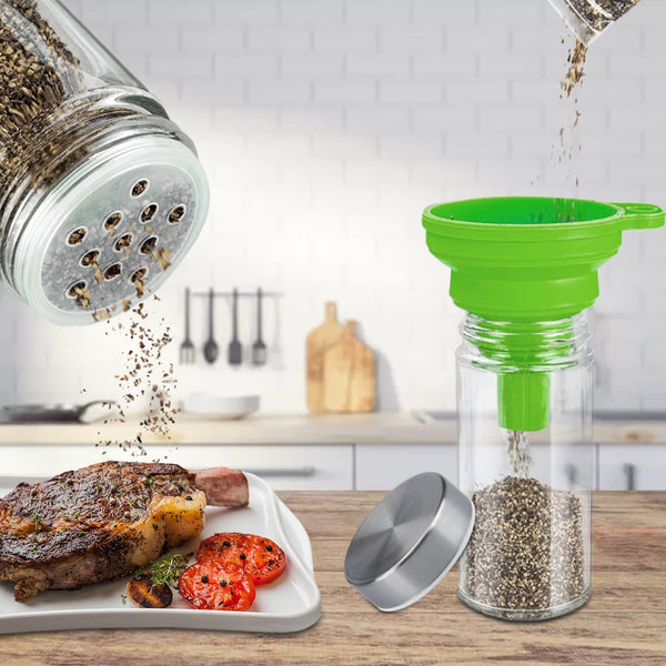 Carla Home 20 Jar Spice Rack Organizer Storage For Kitchen Countertop Cabinet Spice Jars & Racks