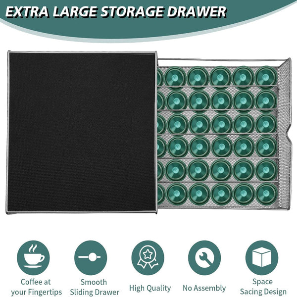 Carla Home K Cup Coffee Pod Drawer For 36 Pods Storage Kitchen Counter Organizer Other Coffee