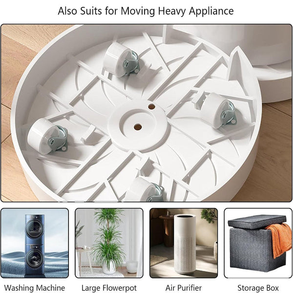 Carla Home Rolling Plant Stand With 360A Wheels For Indoor Pots (26 Cm) Plant Stands