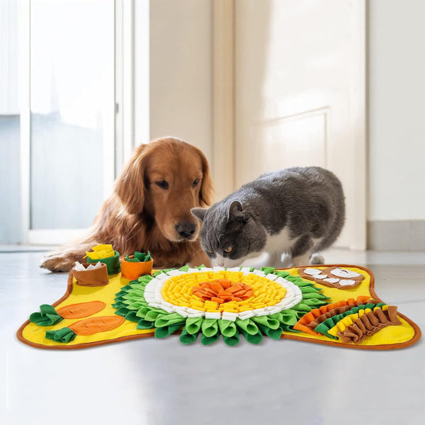 Carla Home Snuffle Interactive Feeding Mat Toy For Dogs & Pets Dog Feeding Mats
