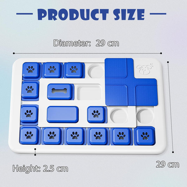 Carla Home Interactive Dog Puzzle Toy Slow Feeder Treat Dispenser For Dogs & Cats Dog Toys