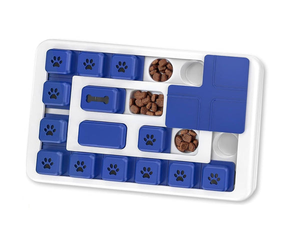 Carla Home Interactive Dog Puzzle Toy Slow Feeder Treat Dispenser For Dogs & Cats Dog Toys