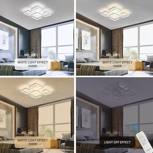 Modern Led Ceiling Light Remote Control (60 Cm) Down Lights