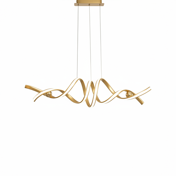 Modern Led Ceiling Chandelier 75W Smart Lamp (Golden Pendent Light) Chandeliers & Ceiling Fixtures