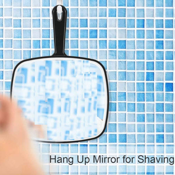 Extra Large Black Handheld Mirror With Handle (315 X 23 Cm) Mirrors