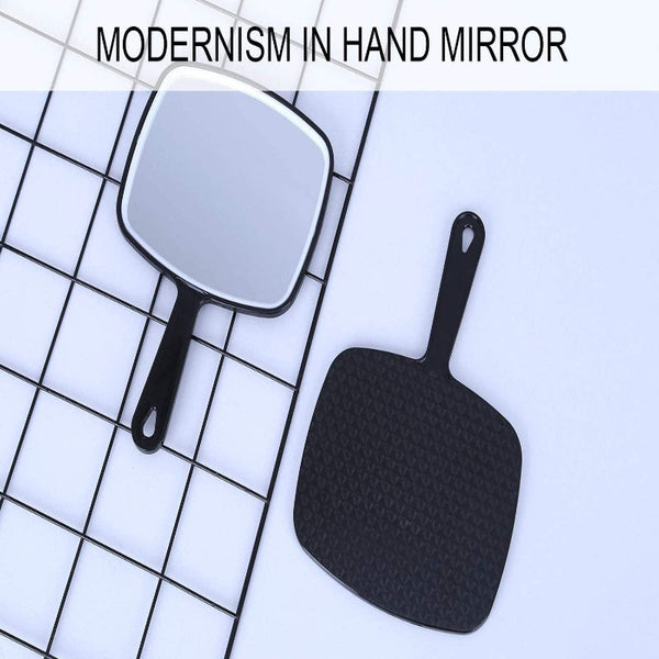 Extra Large Black Handheld Mirror With Handle (315 X 23 Cm) Mirrors