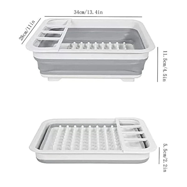 Foldable Kitchen Dish Rack Storage Tray Racks & Holders