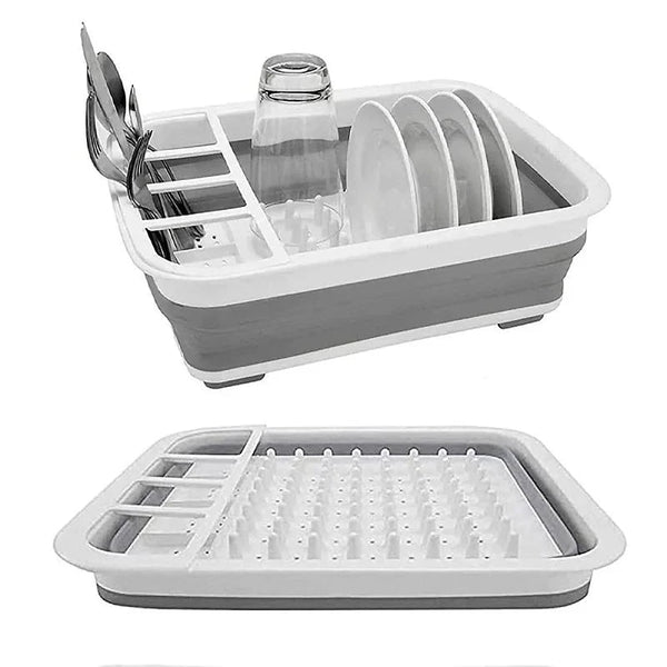 Foldable Kitchen Dish Rack Storage Tray Racks & Holders