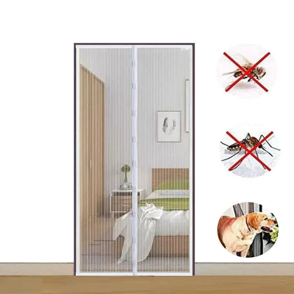 Magnetic Mosquito Net Door Screen 80X210cm White Window Screens