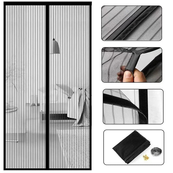 Magnetic Mosquito Net Door Screen 120X210cm Window Screens