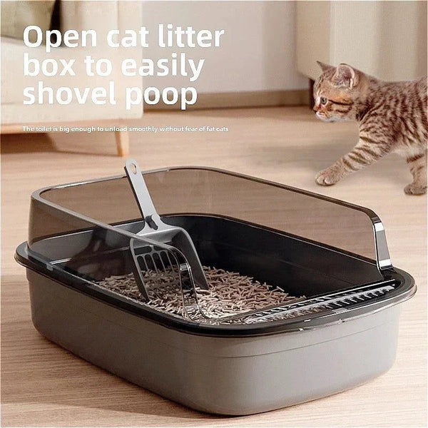 High Side Box With Scoop Cat Litter