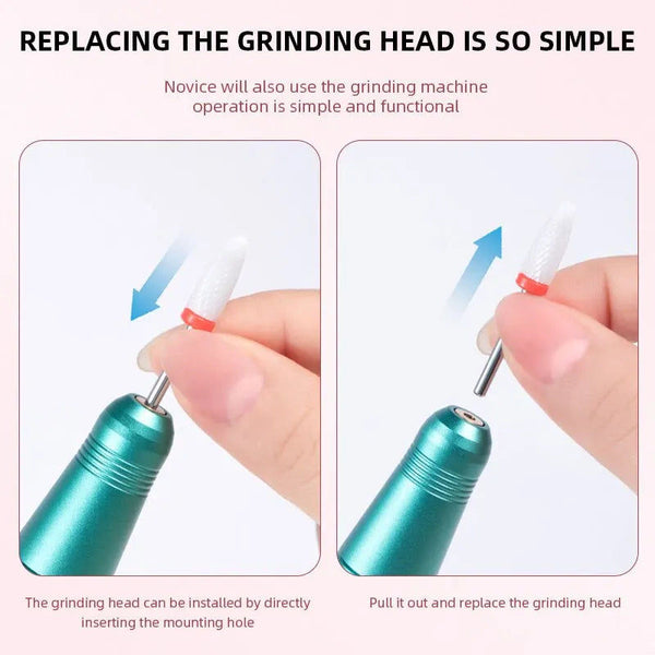 Wireless Nail Drill Pen 35000Rpm Usb Rechargeable Manicure & Pedicure Tools & Kits