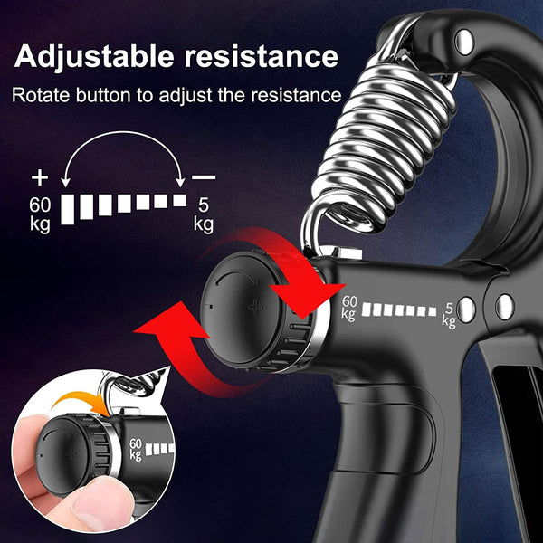 2 Pack Hand Grip Strengthener For Fitness And Wrist Rehabilitation Hand Grippers