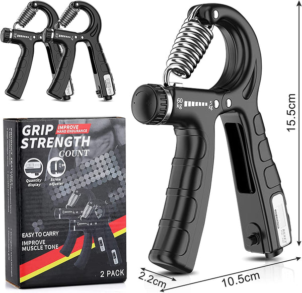 2 Pack Hand Grip Strengthener For Fitness And Wrist Rehabilitation Hand Grippers