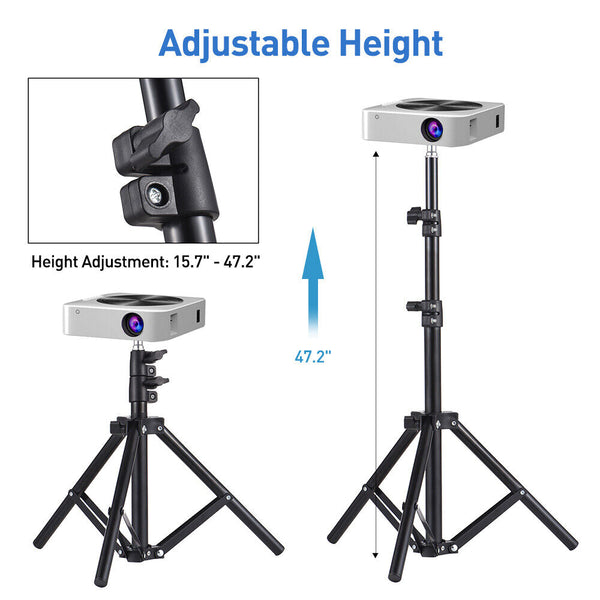 Laptop Projector Stand Tripod With Tray Projector Mounts & Stands