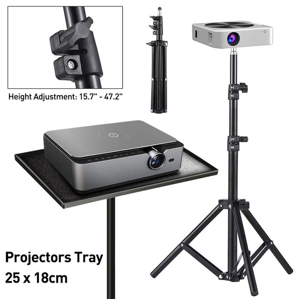 Laptop Projector Stand Tripod With Tray Projector Mounts & Stands