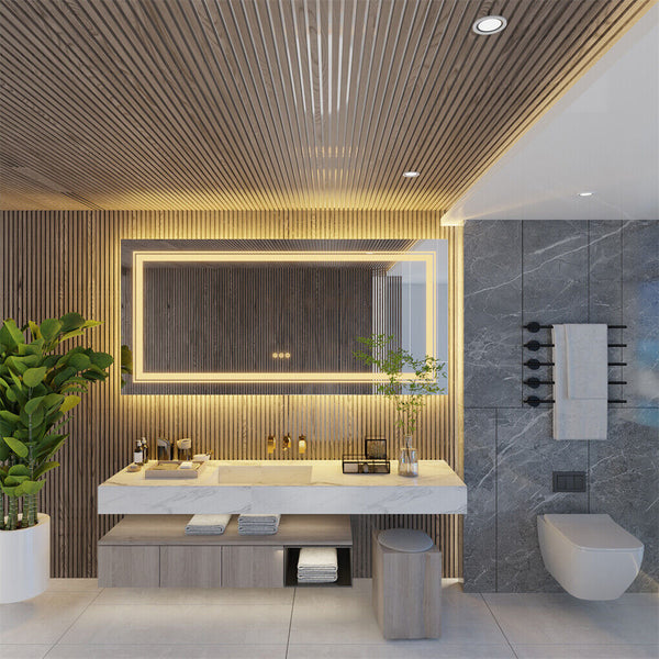 Led Bathroom Mirror 1830X900mm Anti Fog Shatterproof Mirrors