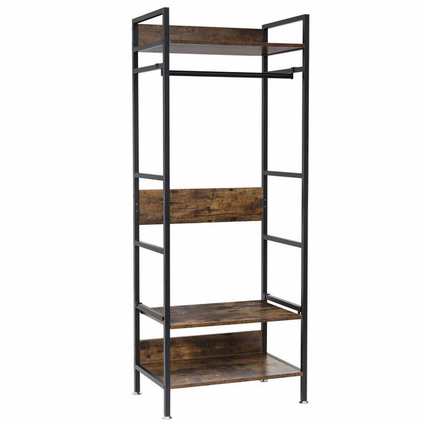 Metal Garment Rack Coat Stand Mdf And Iron Organiser 60 X 40 162 Cm. Garment Racks