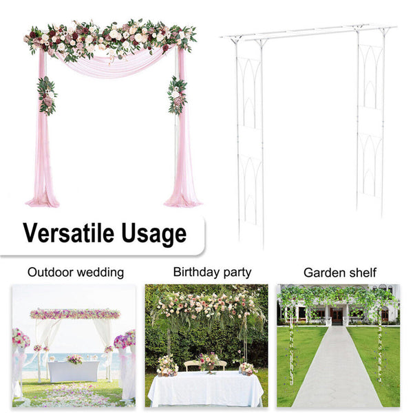 Stereoscopic Metal Garden Arch Arbor Wedding Pergola Trellis Garden Arches