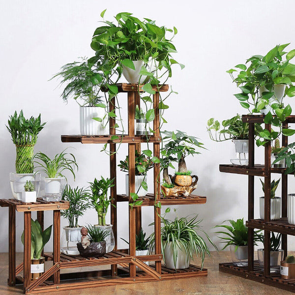 5 Tier Plant Stand Flower Display Shelf Indoor Outdoor Garden Plant Stands