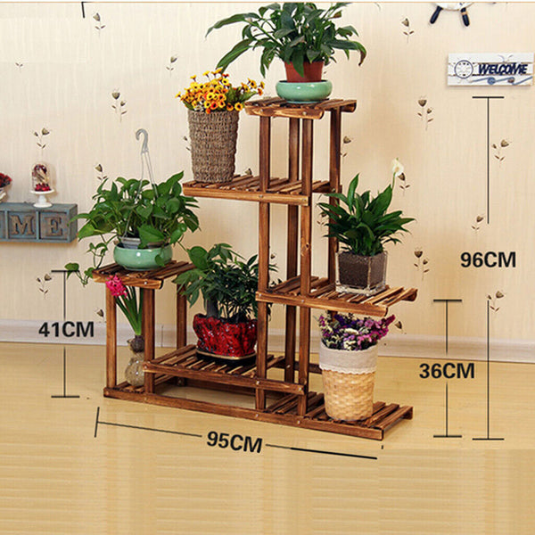 5 Tier Plant Stand Flower Display Shelf Indoor Outdoor Garden Plant Stands