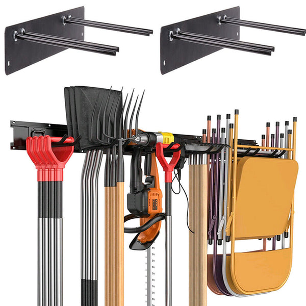 Wall Mounted Tool Rack Heavy Duty Garage Organiser Tool Shelving & Racking Systems
