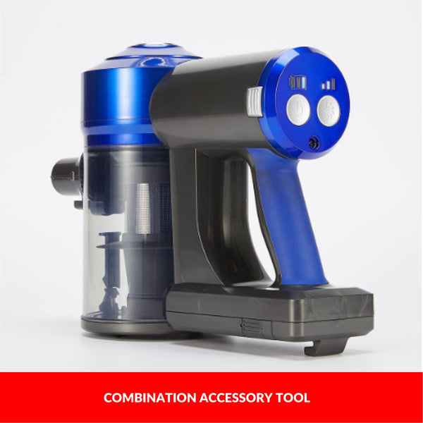 Enigma V8 22.2V Cordless Stick Vacuum Cleaner Blue + Toolkit Vacuum Cleaners