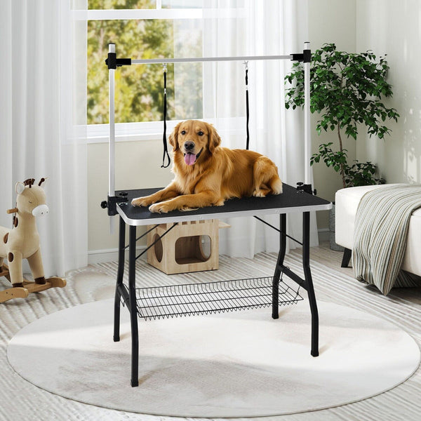 Pet Grooming Table For Australian Cattle Dog Foldable Grooming Tables