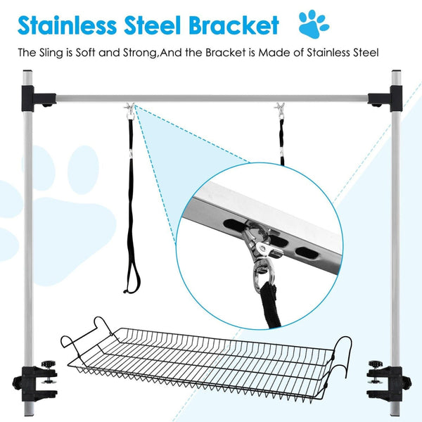 Pet Grooming Table For Australian Cattle Dog Foldable Grooming Tables