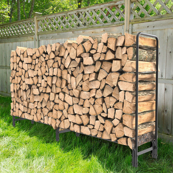 Metal Firewood Rack Log Storage Holder Heavy Duty Firewood Racks