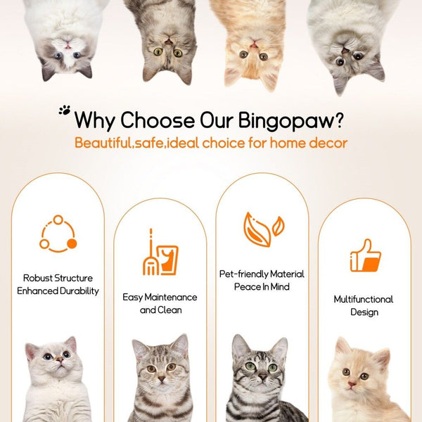 Cat Tree Tower Large Scratching Post Condo Basket Activity Center Furniture & Scratchers